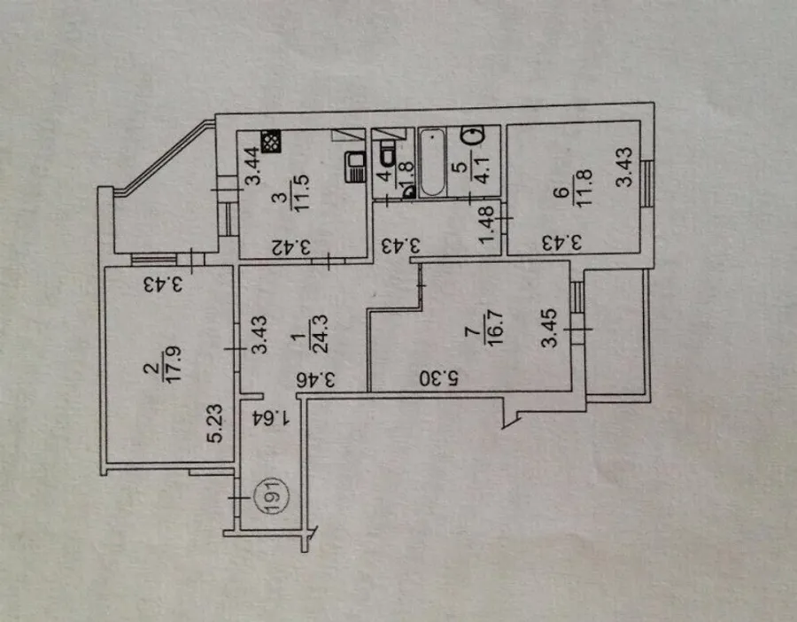 Продажа жилая квартира улица Урловская, д.38